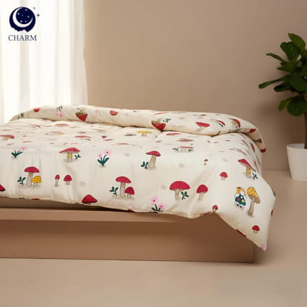 ผ้าห่มนวม CHARM คอลเลคชั่น DREAMY 5 FT SIZE 150×200 CM LUMI MUSHROOM DESIGN_5